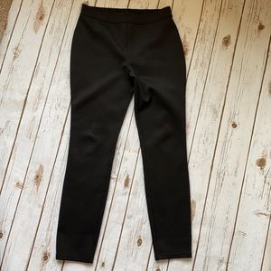 Max Studio Scuba Knit Black Skinny Pants